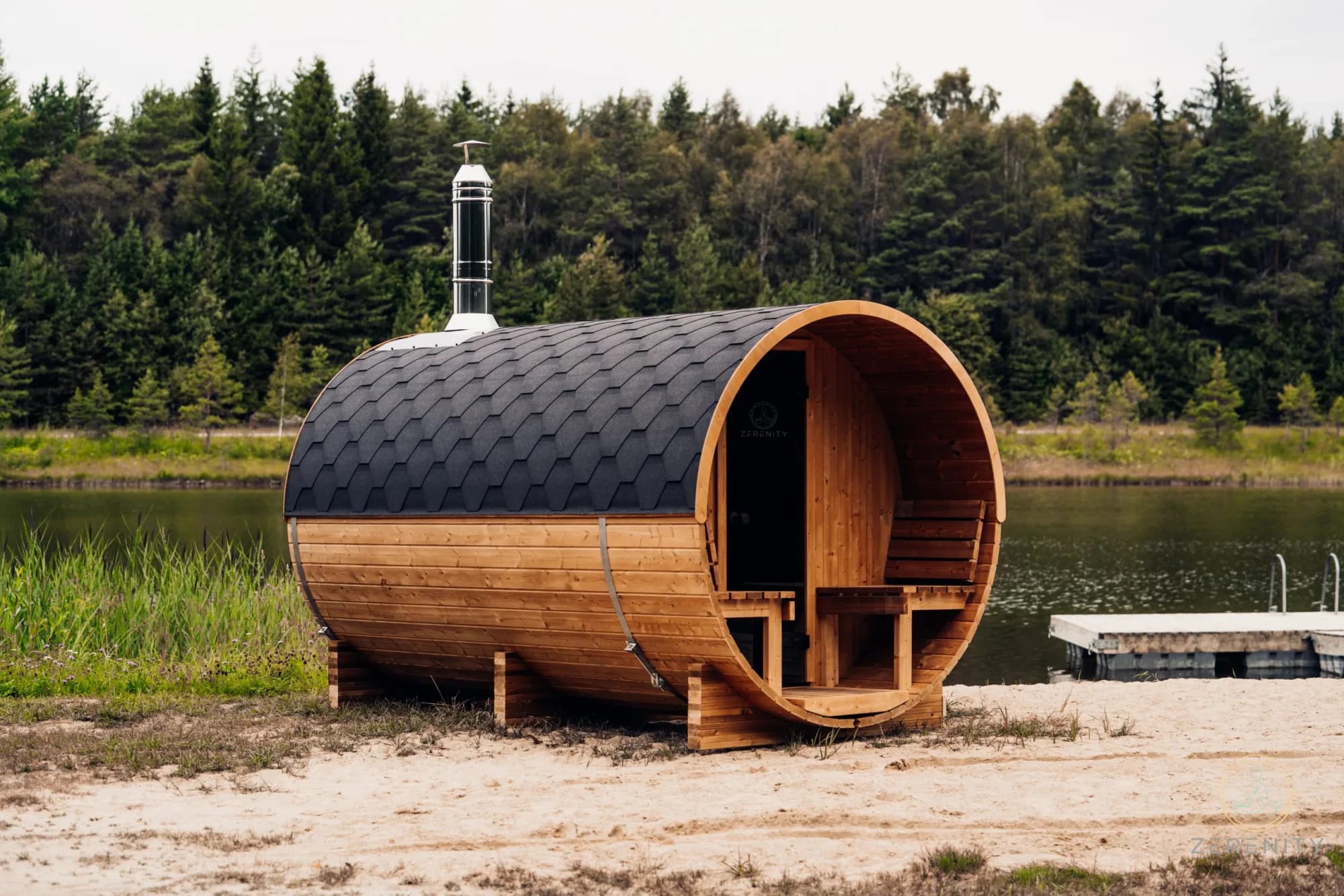 Barrel saunas ready for Sydney backyards.