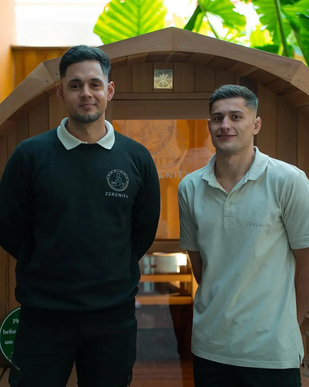 Jayden and Rhee, founders of Zerenity